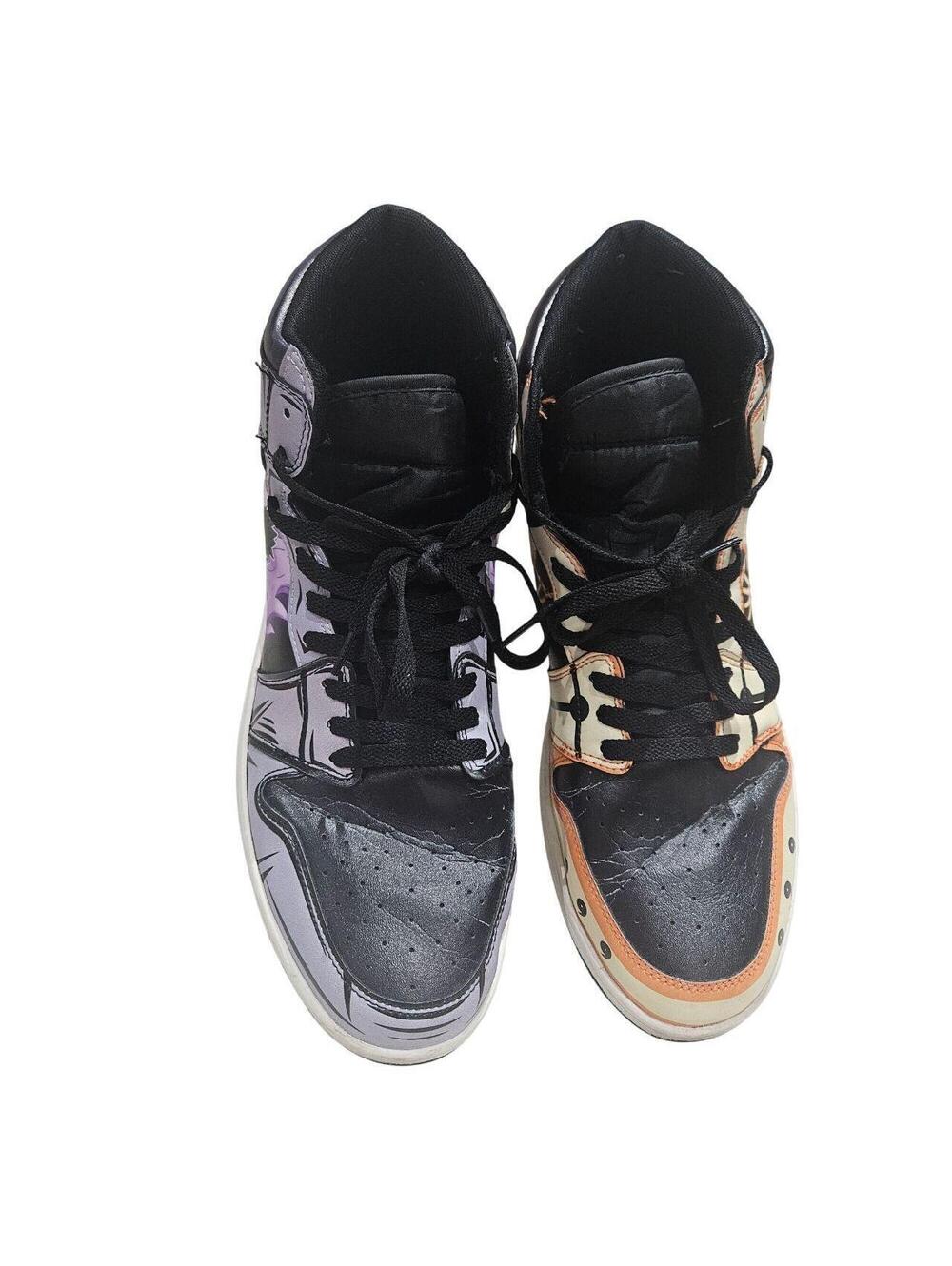 Anime-Themed High-Top Sneakers